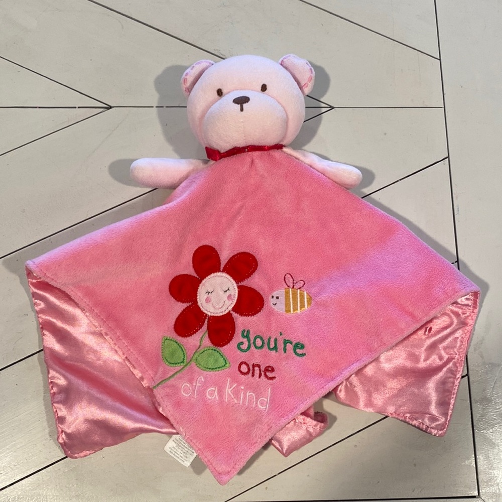Carters security blanket lovey pink “you’re one of a kind” (D5526)